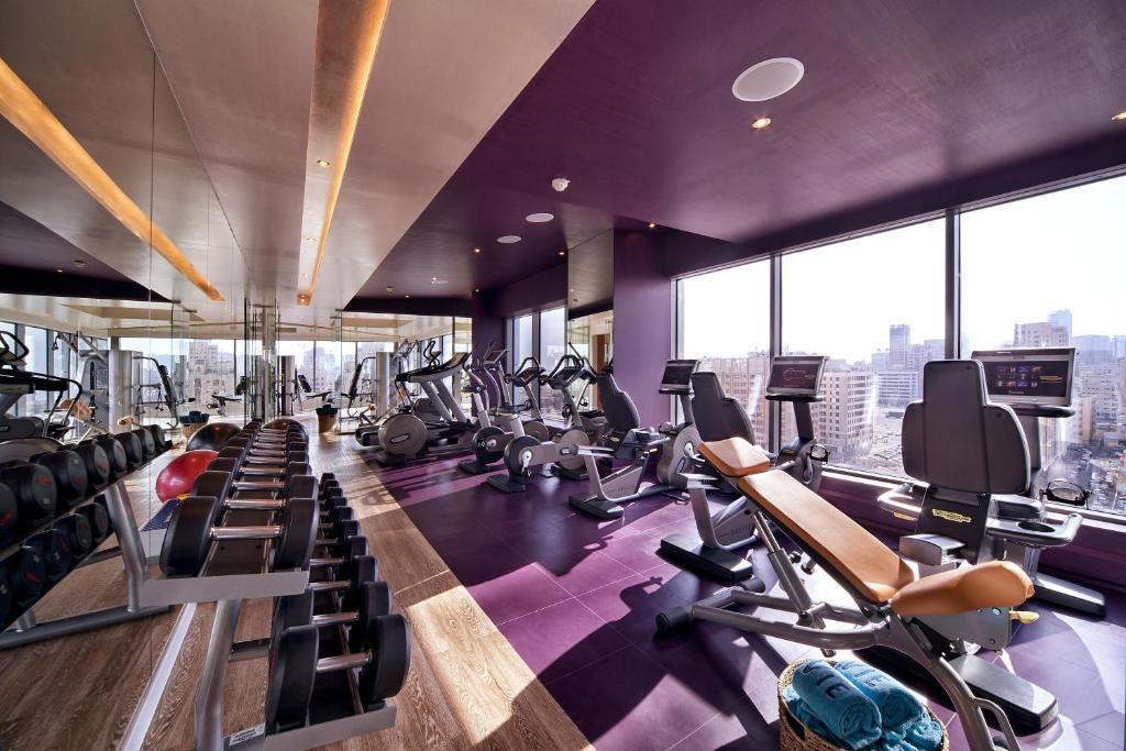 The Domain Bahrain Hotel And Spa - Adults Friendly 16 Years Plus Manáma Kültér fotó The gym at the hotel