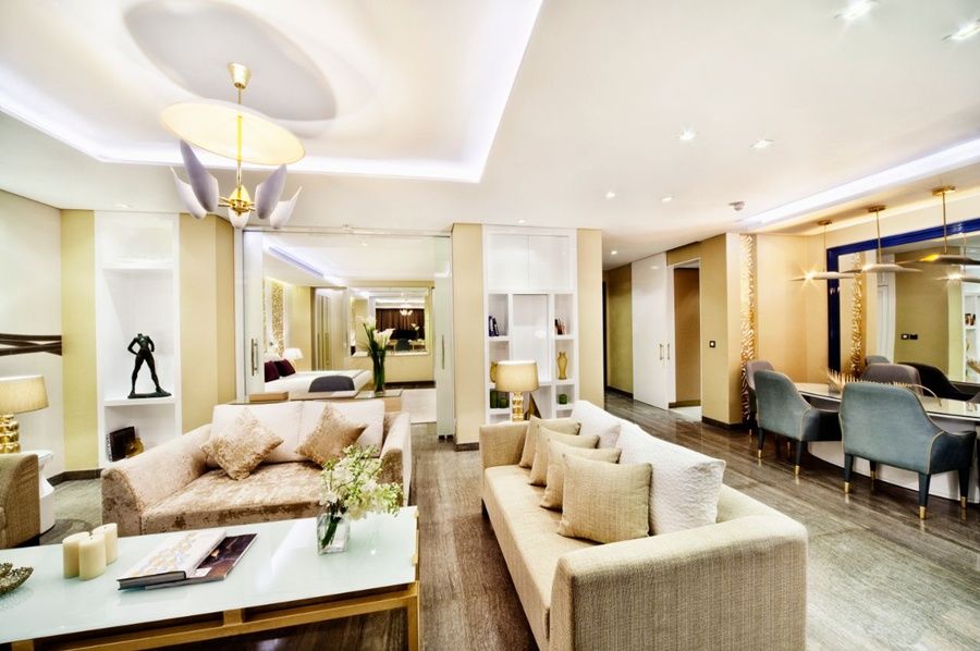 The Domain Bahrain Hotel And Spa - Adults Friendly 16 Years Plus Manáma Kültér fotó The interior of the private suite